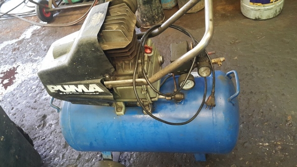 ปั๊มลม PUMA 50 ลิตร สภาพดี พร้อมใช้งาน