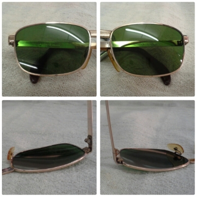 แว่นตาโกลด์ฟิลด์ที่ยิ่งใหญ่ที่สุด  ALGHA 20 EXCL. JOINTS made in England  รุ่นหายาก!