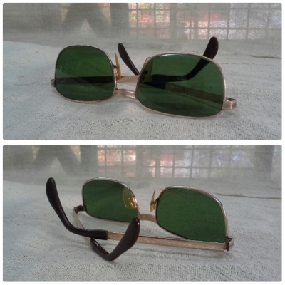 แว่นตาโกลด์ฟิลด์ที่ยิ่งใหญ่ที่สุด  ALGHA 20 EXCL. JOINTS made in England  รุ่นหายาก!