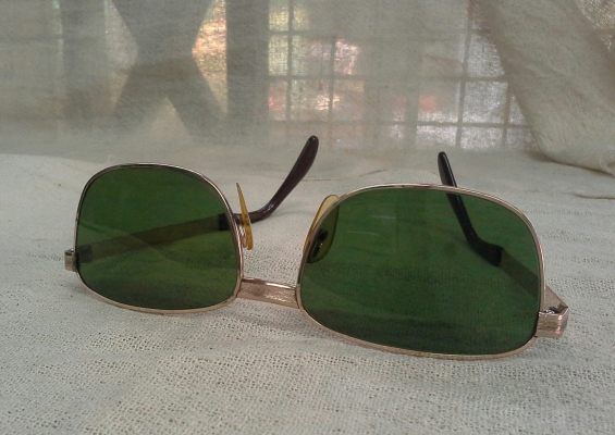 แว่นตาโกลด์ฟิลด์ที่ยิ่งใหญ่ที่สุด  ALGHA 20 EXCL. JOINTS made in England  รุ่นหายาก!