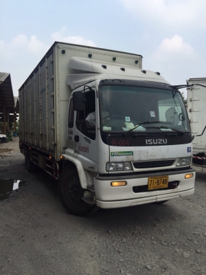 รถหกล้อบรรทุก ตู้แห้ง 10 บาน