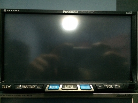 Panasonic CN-HDS620D DVD NTSC PAL MP3 CD SD-HC HDD30GB AUX ปรีเอ้าSUB ปรับระดับหน้าจอได้ ทัชสกรีน ระบบCDบันทึกลงHDD ต่อกล่องทีวีดิจิตอลได้ มือ2 ญี่ปุ่น