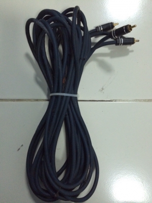 สายRCA Alpine ตัวท็อปสุด เป็นสายแยก ติดมากับชุดF1 ยาว5เมตร มือ2 ญี่ปุ่น
