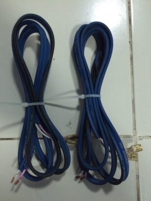 สายลำโพง Audio-technica AT7011 ยาว2เมตร 2เส้น Made in Japan มือ2 ญี่ปุ่น