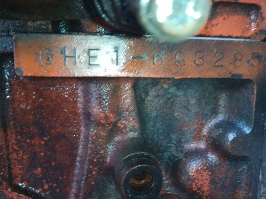 ขายเครื่อง isuzu 195 6he1