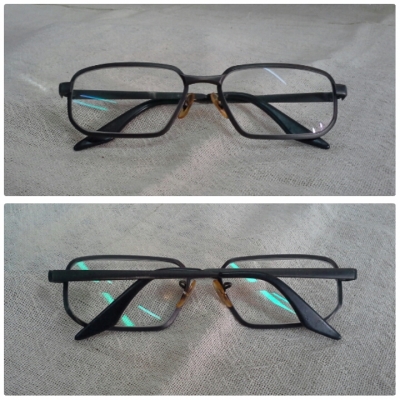 แว่นสายตายาวขั้นเทพ!  B&amp;L RAY-BAN SIDESTREET BLACK USA  ราชสีห์ดำ!  ตัวแท้!