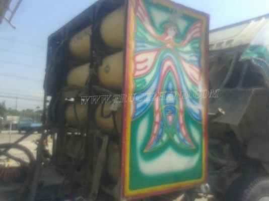 ขายหลง 527M รถ 10 ล้อ หัวลาก FUSO 527M ติด CNG