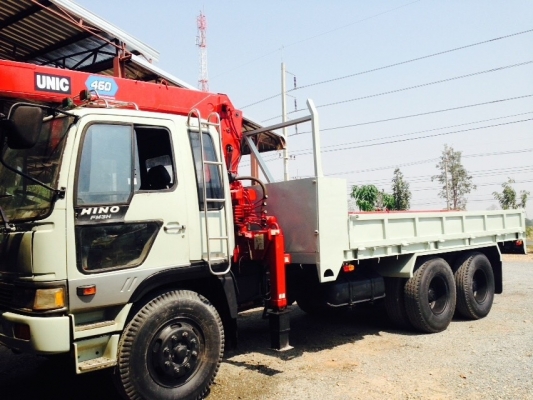 FM3H 195 แรงม้า ติดเครน UNIC 4.5ตัน 4ปลอก3ชัก สวยๆพร้อมใช้งานค่ะ