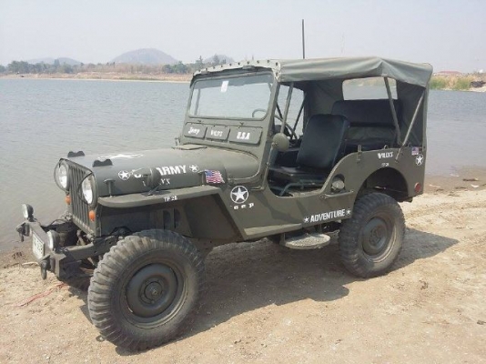 จิ๊ป m38 หน้าเตี้ย เครื่องดีเซล 4DR5 ทะเบียนพร้อมโอน 4x4