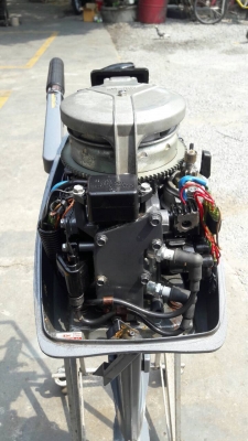 เครื่องเรือ Yamaha 8แรง 2จังหวะ หาง21 สตาร์ทไฟฟ้า