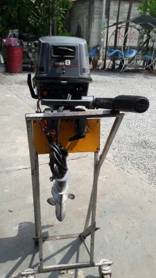 เครื่องเรือ Yamaha 8แรง 2จังหวะ หาง21 สตาร์ทไฟฟ้า