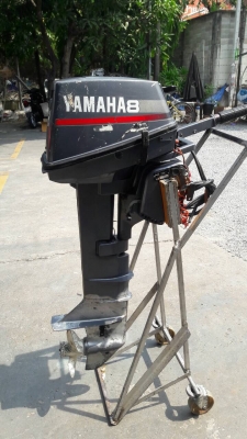 เครื่องเรือ Yamaha 8แรง 2จังหวะ หาง21 สตาร์ทไฟฟ้า