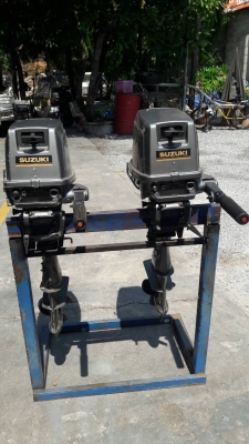 เครื่องแรง Suzuki 5แรง2จังหวะ หางสั้น