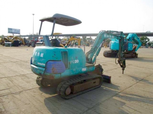 KOMATSU  20-7E  ขนาดPC-20 <หัวกระแทกพร้อม> คอลโทนนำ้มัน รถเก่านอกแท้100\% มีเอกสารพร้อม☎️ติดต่อ 085-5632278