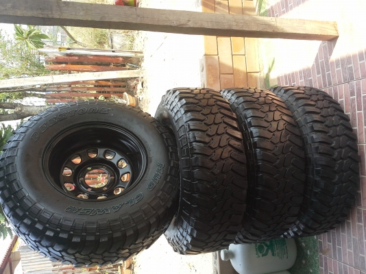 ขายกระทะล้อtcpyขอข16/8-28พร้อมยาง285/75/16