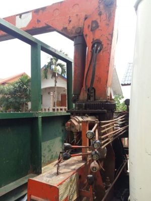 รถหกล้อติดเครน GD 176 เครื่อง HO7C 185 แรง เครน 3 ตัน เบรกจิฟฟี่พวงมาลัยเพาเวอร์ ยาว 6.20 เมตร เอกสารพร้อมโอน