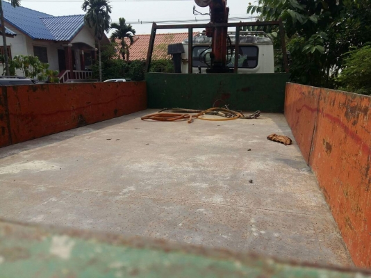 รถหกล้อติดเครน GD 176 เครื่อง HO7C 185 แรง เครน 3 ตัน เบรกจิฟฟี่พวงมาลัยเพาเวอร์ ยาว 6.20 เมตร เอกสารพร้อมโอน