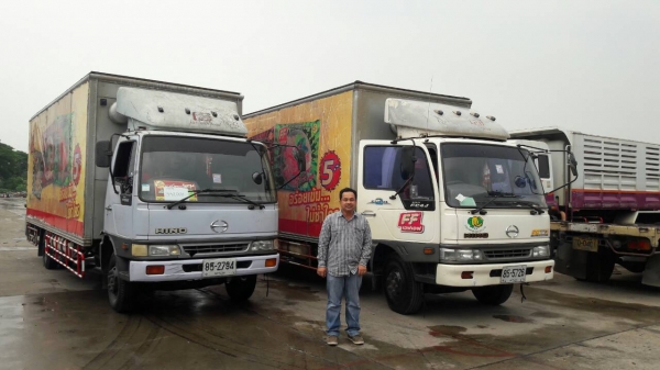 รถ 6 ล้อ ตู้แห้ง ยี่ห้อ HINO  รุ่น FC3JLKA ตู้ ยาว 6.50 เมตร สภาพยางสวยเต็ม