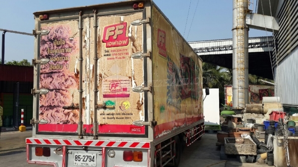 รถ 6 ล้อ ตู้แห้ง ยี่ห้อ HINO  รุ่น FC3JLKA ตู้ ยาว 6.50 เมตร สภาพยางสวยเต็ม