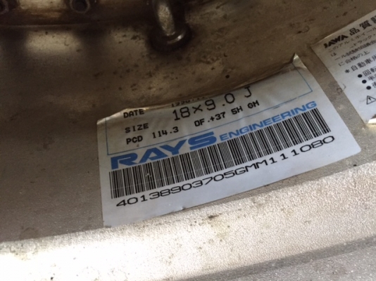 ล้อ Nismo LMGT3  แท้ มือสองญี่ปุ่น 18x9 18x10 สภาพสวย