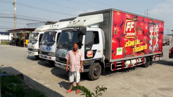 รถ 6 ล้อ ตู้แห้ง ยี่ห้อ HINO รุ่น FC3JLKA ตู้ ยาว 6.50 เมตร สภาพยางสวยเต็ม