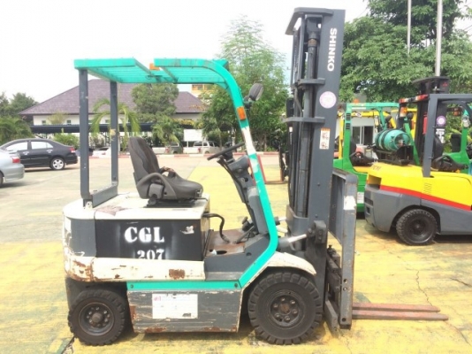 ขายรถไฟฟ้านัั่งขับ SHINKO  ขนาด 2.5 ตัน  พร้อมตู้ชาร์จ