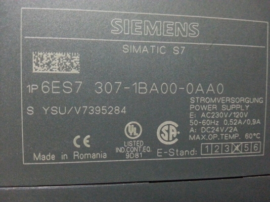 Power supply for PLC Siemens S7