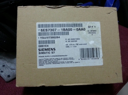 Power supply for PLC Siemens S7
