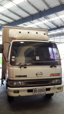 รถ 6 ล้อ ตู้แห้ง ยี่ห้อ HINO รุ่น FC4JLMA ตู้ ยาว 6.50 เมตร สภาพยางสวยเต็ม
