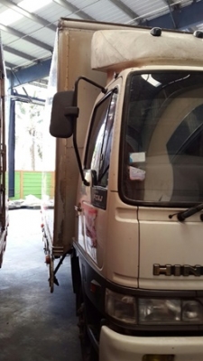 รถ 6 ล้อ ตู้แห้ง ยี่ห้อ HINO รุ่น FC4JLMA ตู้ ยาว 6.50 เมตร สภาพยางสวยเต็ม