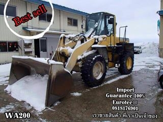 ขาย รถตัก WA200 จำหน่าย รถ เครื่องจักร อุปกรณ์ทุกชนิด นำเข้า100\% ราคาถูก eurotec 0818176901