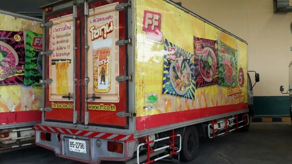 รถ 6 ล้อ ตู้แห้ง   ยี่ห้อ HINO  รุ่น FC3JLKA  ปีจดทะเบียน 2543