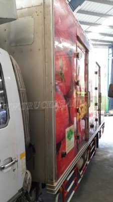 รถ 6 ล้อ ตู้แห้ง   ยี่ห้อ HINO  รุ่น FC3JLKA  ปีจดทะเบียน 2543