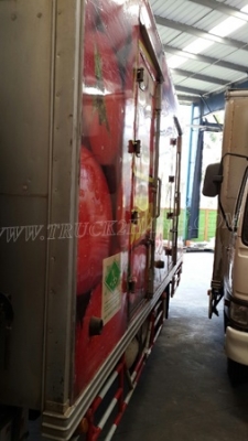 รถ 6 ล้อ ตู้แห้ง   ยี่ห้อ HINO  รุ่น FC3JLKA  ปีจดทะเบียน 2543