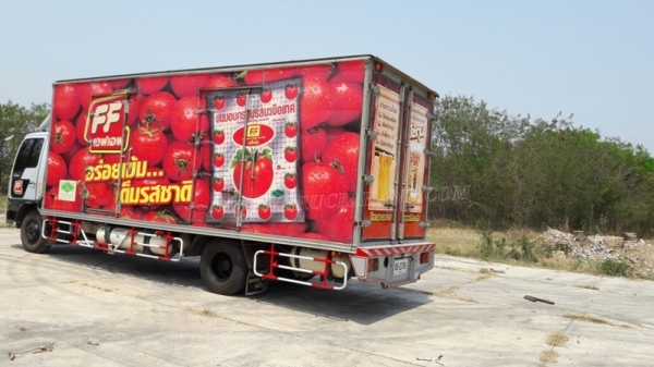 รถ 6 ล้อ ตู้แห้ง   ยี่ห้อ HINO  รุ่น FC3JLKA  ปีจดทะเบียน 2543