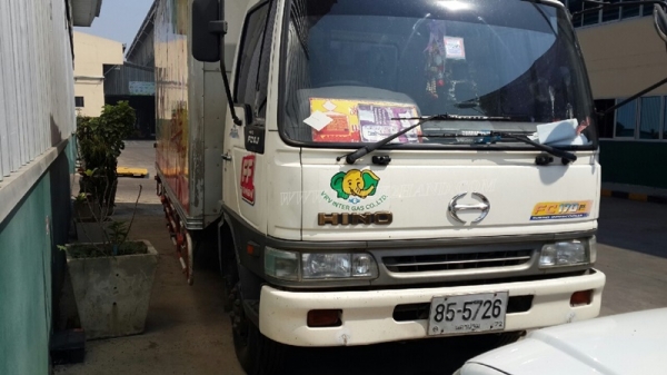 รถ 6 ล้อ ตู้แห้ง ยี่ห้อ HINO รุ่น FC4JLMA ตู้ ยาว 6.50 เมตร สภาพยางสวยเต็ม