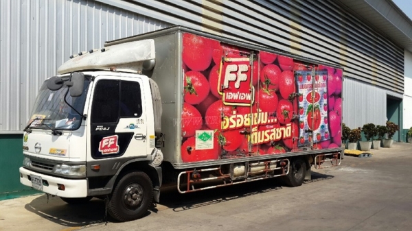 รถ 6 ล้อ ตู้แห้ง ยี่ห้อ HINO รุ่น FC4JLMA ตู้ ยาว 6.50 เมตร สภาพยางสวยเต็ม