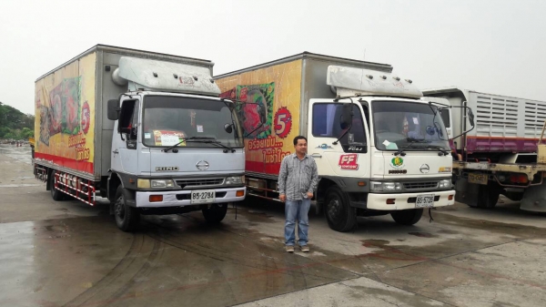 รถ 6 ล้อ ตู้แห้ง ยี่ห้อ HINO รุ่น FC4JLMA ตู้ ยาว 6.50 เมตร สภาพยางสวยเต็ม