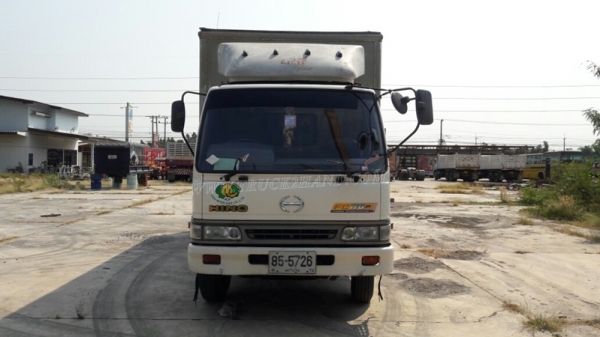 รถ 6 ล้อ ตู้แห้ง ยี่ห้อ HINO รุ่น FC4JLMA ตู้ ยาว 6.50 เมตร สภาพยางสวยเต็ม