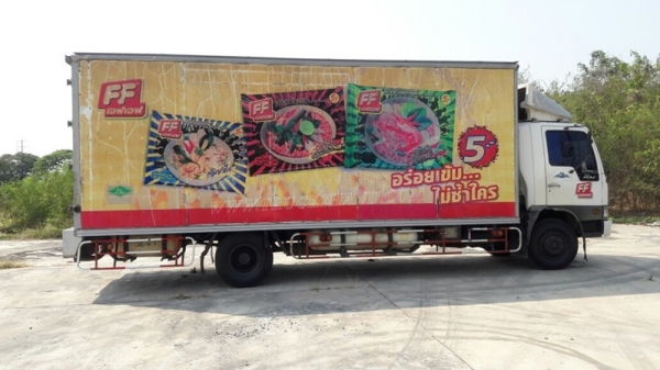 รถ 6 ล้อ ตู้แห้ง ยี่ห้อ HINO รุ่น FC4JLMA ตู้ ยาว 6.50 เมตร สภาพยางสวยเต็ม