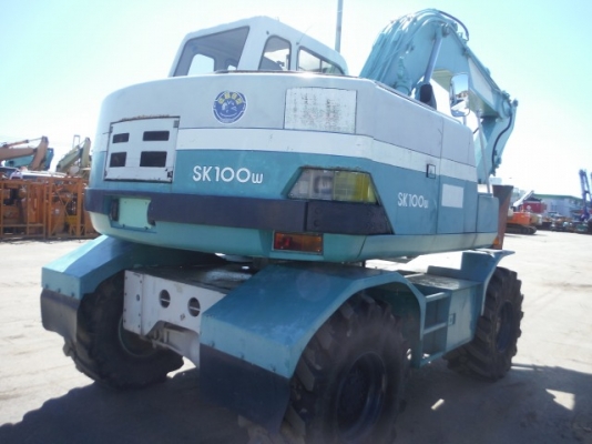 รถขุดล้อยาง Kobelco SK100W
