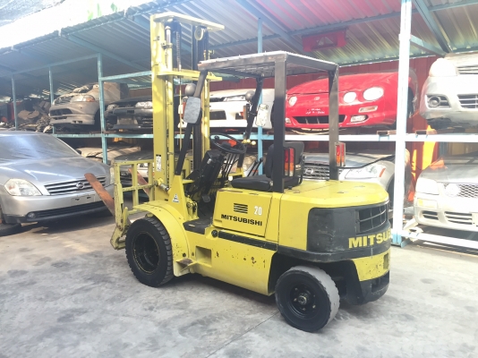 ขายรถโฟลคลิฟท์  MITSUBISHI FD20 ,เครื่องยนต์ดีเซล ,เสายกสูง 4.0 เมตร ,งาปรับคว่ำ-หงาย , รถนำเข้าจากญี่ปุ่น 100\%