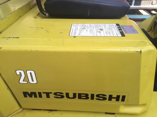 ขายรถโฟลคลิฟท์  MITSUBISHI FD20 ,เครื่องยนต์ดีเซล ,เสายกสูง 4.0 เมตร ,งาปรับคว่ำ-หงาย , รถนำเข้าจากญี่ปุ่น 100\%