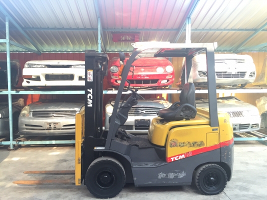 ขายรถโฟลคลิฟท์  รุ่นใหม่  TCMFD18T3, เครื่องยนต์ดีเซล , ออโต, เสายกสูง 3.0 เมตร  , รถนำเข้าจากญี่ปุ่น 100\%