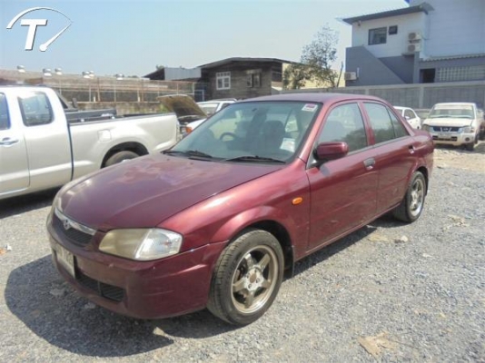 MAZDA 323, PROTEGE 1.6 GLX โฉม PROTEGE ปี2000สีแดง