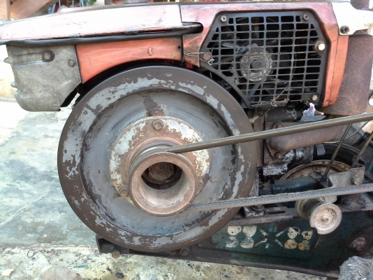 รถไถเดินตามพร้อมสาลี่