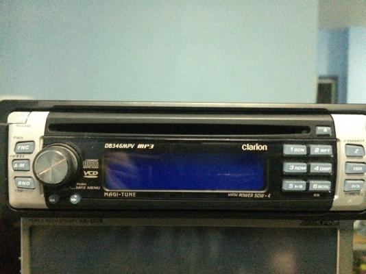 Clarion DB346MPV VCD MP3 CD FMคลื่นไทย ปรีเอ้า1ชุด VEDIO OUT1ชุด มือ2