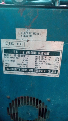 ขาย !! ตู้เชื่อมPANA150 เชื่อมติ๊ก มีระบบDC พร้อมใช้งาน