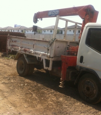 หกล้อ มิตซู แคนเตอร์ 115ดั้ม5คิว ติดเครน UNIC 3ตัน สภาพดีพร้อมใช้ ทะเบียนพร้อมโอน