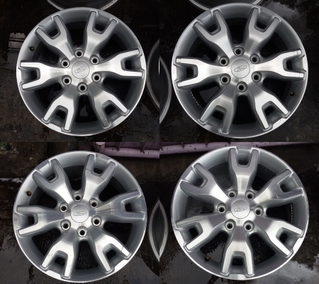 แม็ก Ford Ranger Wildtrak ขอบ 18 3ชุด สภาพเดิมๆไม่คดไม่ดุ้ง ไม่เคยทำสี มีรอยเล็กน้อย หน้า-หลังเดิมสวยๆ ราคา 4 วง 5,900 บาท แม็ก Ford Ranger Wildtrak ขอบ 18 3ชุด สภาพเดิมๆไม่คดไม่ดุ้ง ไม่เคยทำสี มีรอยเล็กน้อย หน้า-หลังเดิมสวยๆ ราคา 4 วง 5,900 บาท